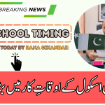 Punjab Schools New Timing Schedule 2025 Announced by Education Minister