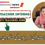 CM Punjab Approves School Teacher Interns (STIs) Recruitment 2026