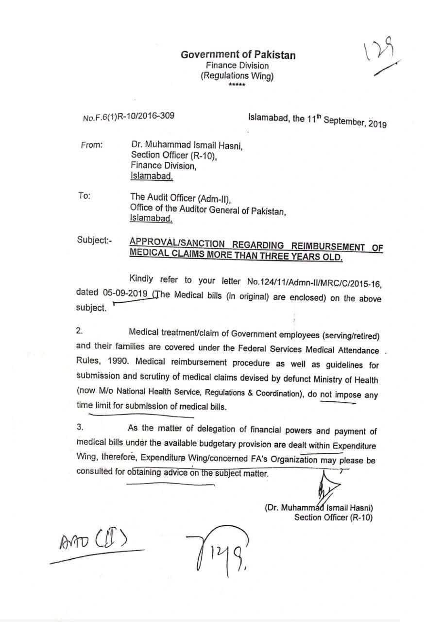 Medical Reimbursement Policy for Government Employees