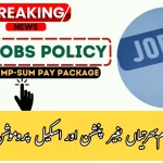 Punjab Jobs Regularization of Service Lump-Sum Pay Package 2025 Notification