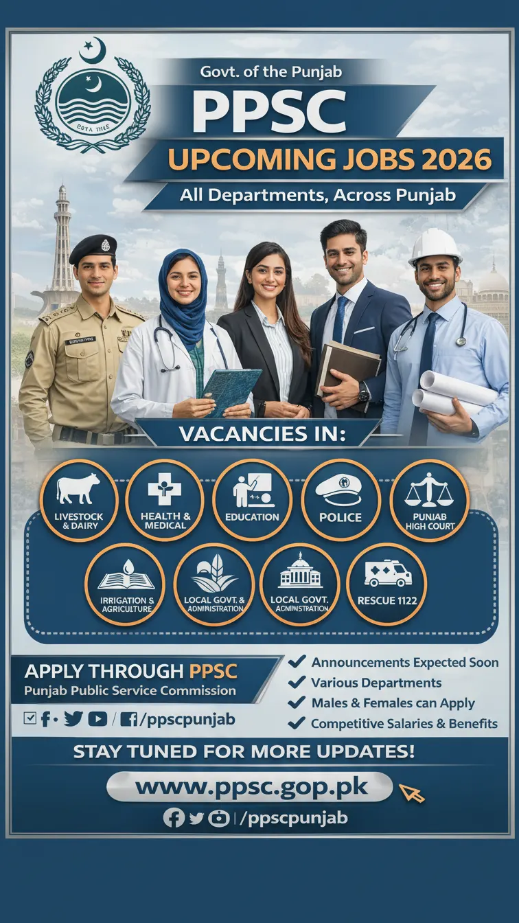 Apply for PPSC Jobs 2026 (Step-by-Step) Before Last Date