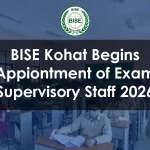 Appointment of Supervisory Staff in SSC & HSSC (Annual-I) Examinations 2026