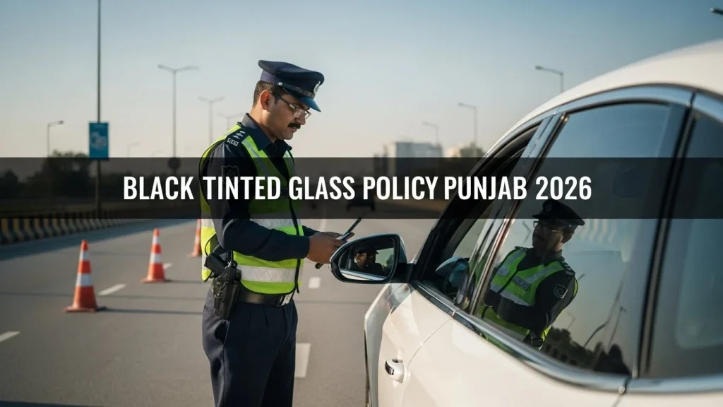 Black Tinted Glasses of Vehicles Punjab New Policy 2026 Complete Guide