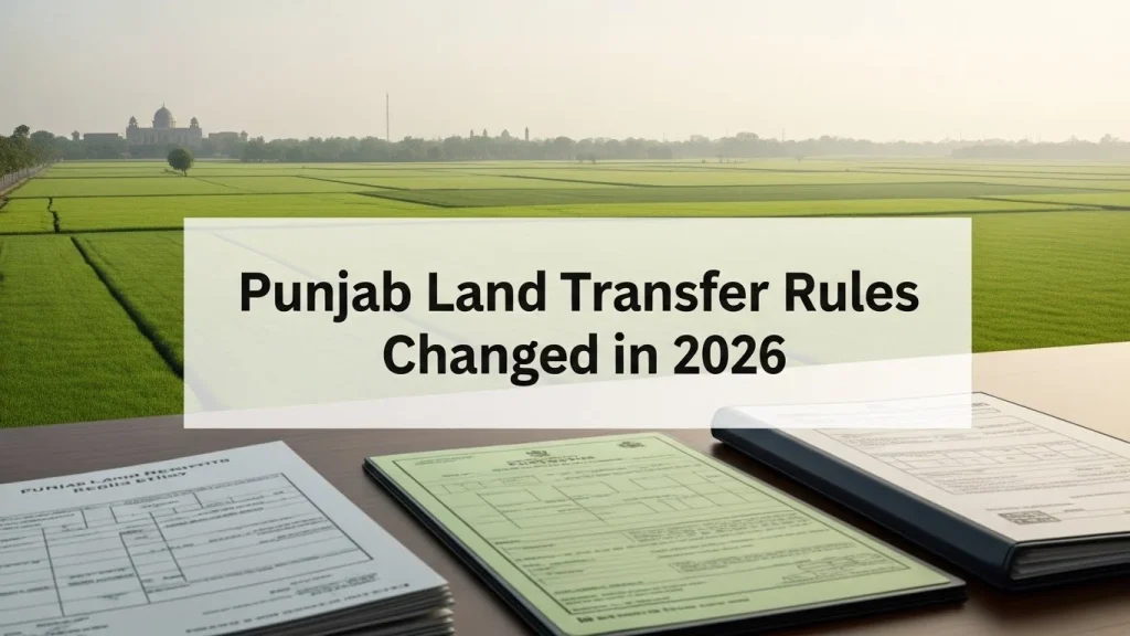 Board of Revenue Punjab Issues New Land Transfer Notification 2026