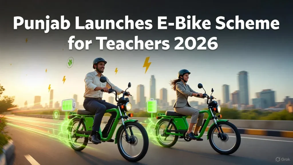 E-Bike Scheme for Teachers Punjab 2026 Apply Free