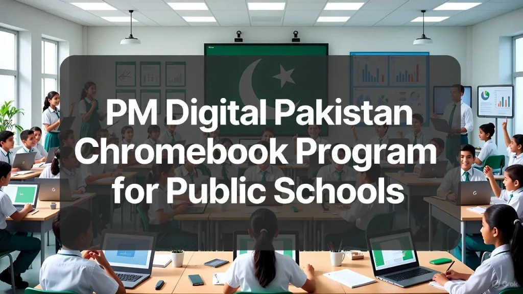 Federal Govt Starts Distribution of PM Digital Pakistan Google Chromebooks in Schools & Colleges