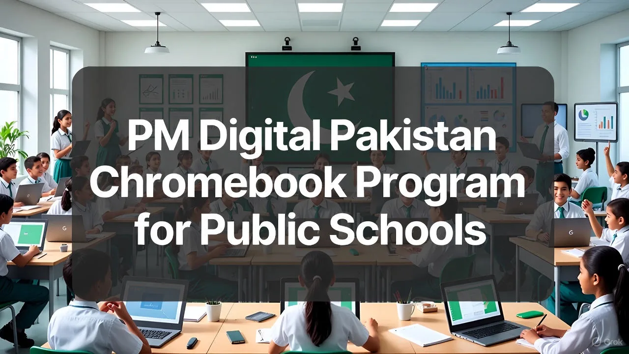 Federal Govt Starts Distribution of PM Digital Pakistan Google Chromebooks in Schools & Colleges