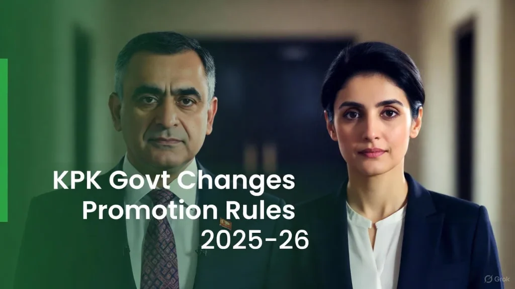 Govt Employees Promotion Rules Changed 2026 KPK News