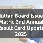 Multan Board Matric 2nd Annual Result Card 2026