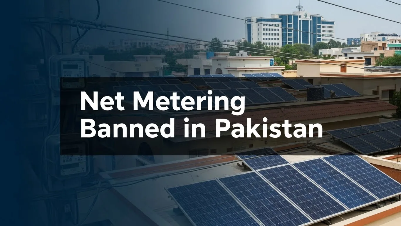 Net Metering for Solar Consumers in Pakistan Stopped 2025–26 NEPRA Notification