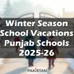 Notification of Winter Vacation in Punjab 2025–26