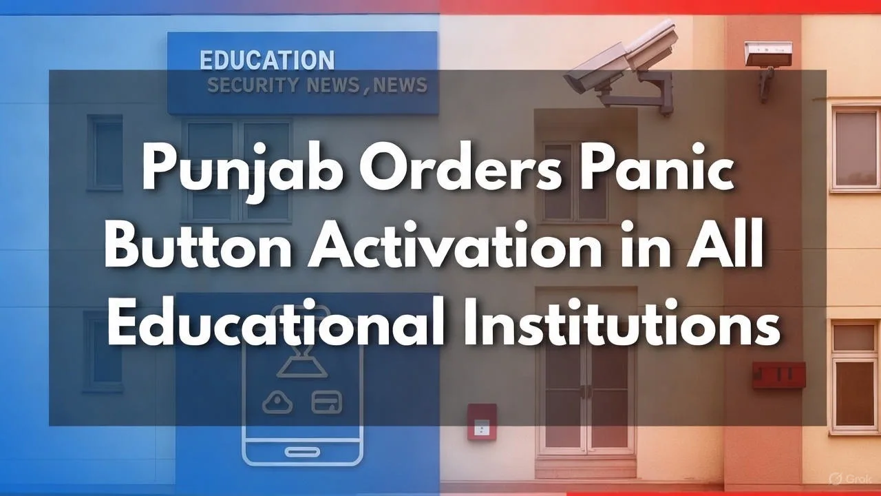Panic Button Activation Mandatory in All Public & Private Schools Punjab