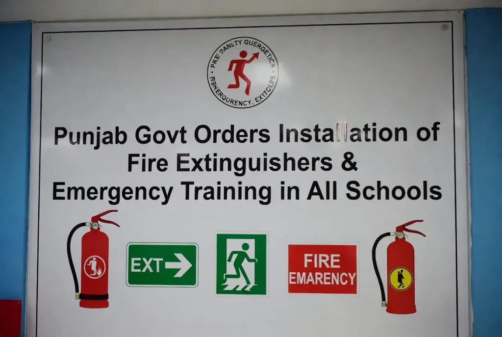 Punjab Govt Orders Installation of Fire Extinguishers & Emergency Training in All Schools