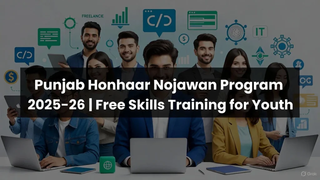 Punjab Honhaar Nojawan Program 2025-26 How to Apply