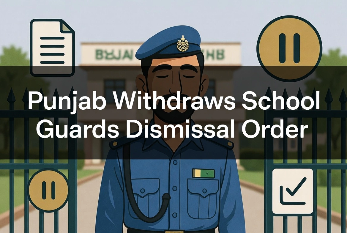 Punjab Schools Guards Decision Reversed Latest Notification 2026