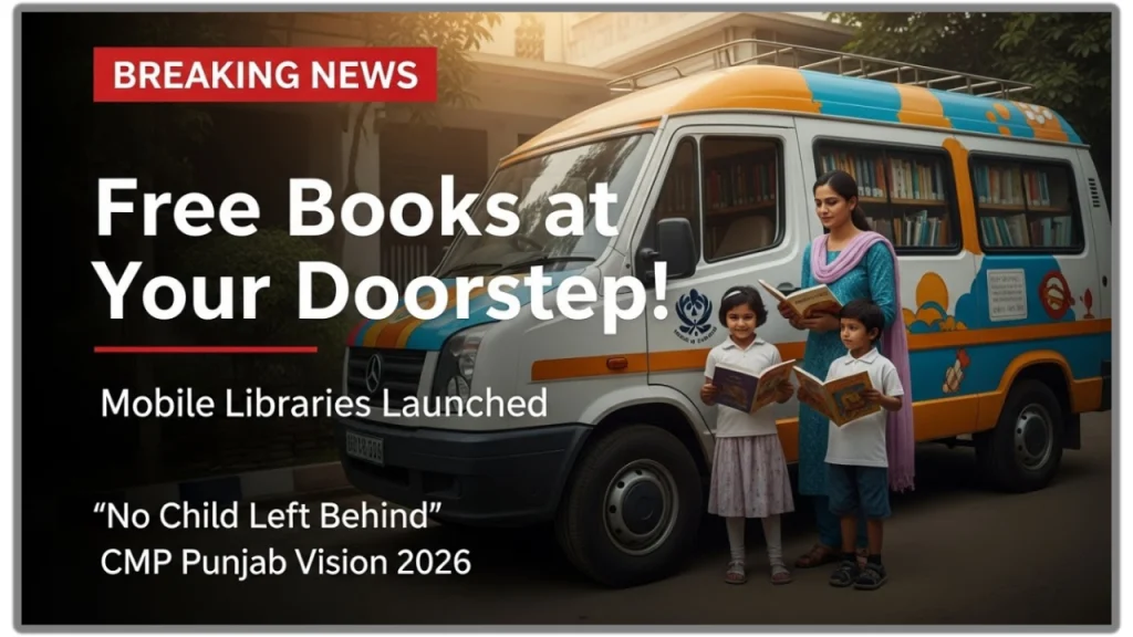 CMP Maryam Nawaz Providing Free Books on DoorStep 2026 Mobile Book Shop