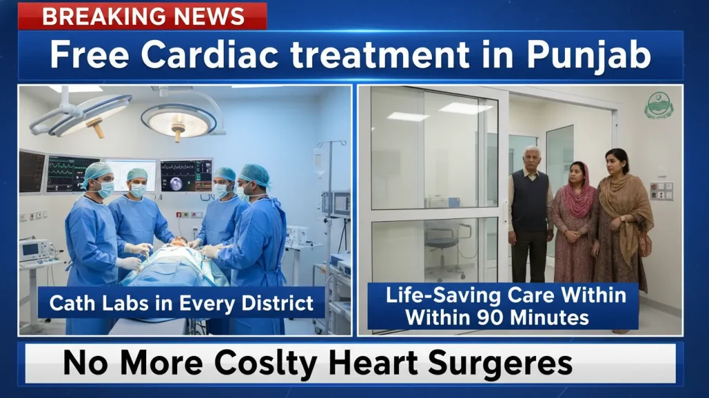 Punjab Govt Free Cardiac Treatment to Every District 2026 Update