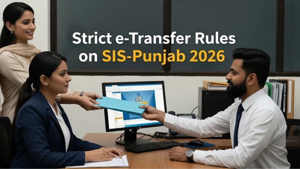 Strict Implementation of e-Transfer on SIS-Punjab 2026 Teachers & School Heads
